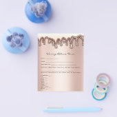 Waxing Depilation Liability Waiver Release Form Flyer (Enkel)