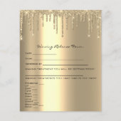 Waxing Depilation Liability Waiver Release Form Flyer (Voorkant)