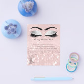 Waxing Depilation Liability Waiver Release Form Flyer (Enkel)