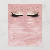 Waxing Depilation Liability Waiver Release Marble1 Flyer (Voorkant)