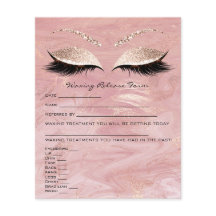 Waxing Depilation Liability Waiver Release Marble