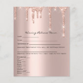 Waxing Liability Waiver Release Form Spark Roos Flyer (Voorkant)