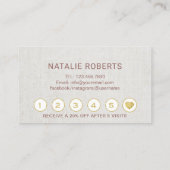 Waxing Manicure Roos Gold Typography Loyalty (Achterkant)