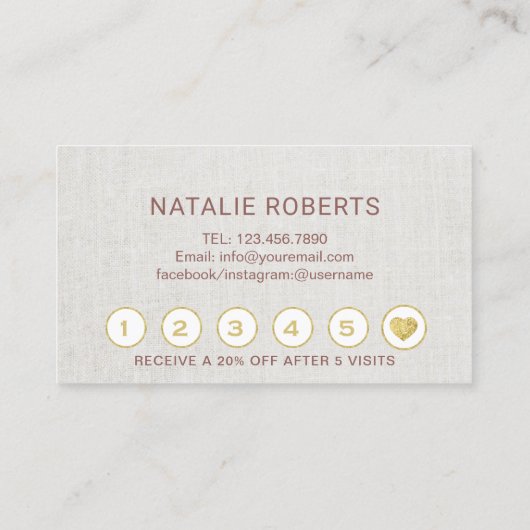 Waxing Manicure Roos Gold Typography Loyalty (Achterkant)