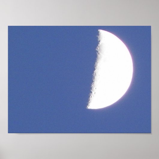 Waxing Moon-foto Poster (Voorkant)