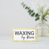 Waxing Specialist Visitekaartje (Staand voorkant)
