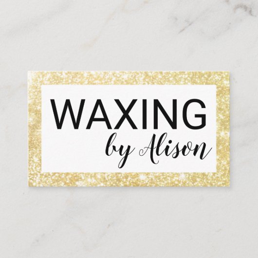 Waxing Specialist Visitekaartje (Voorkant)