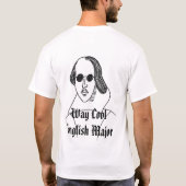 Way Cool English Major T-Shirt (Achterkant)