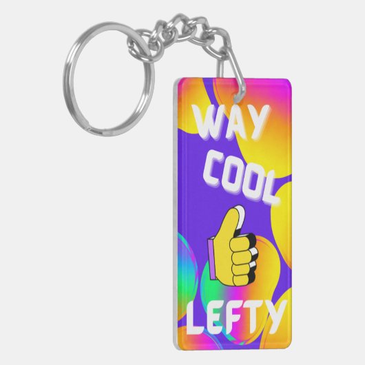 Way Cool Lefty Acrylic sleutelhanger (Voorkant Links)