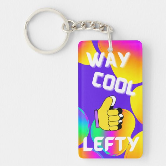 Way Cool Lefty Acrylic sleutelhanger (Voorkant)