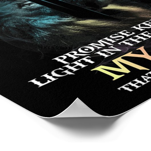 Way Maker Miracle Worker Promise Keeper Light In D Poster (Hoek)