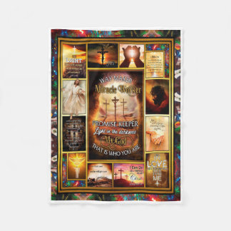 Way Maker Mirakelwerker Mijn God Fleece Deken
