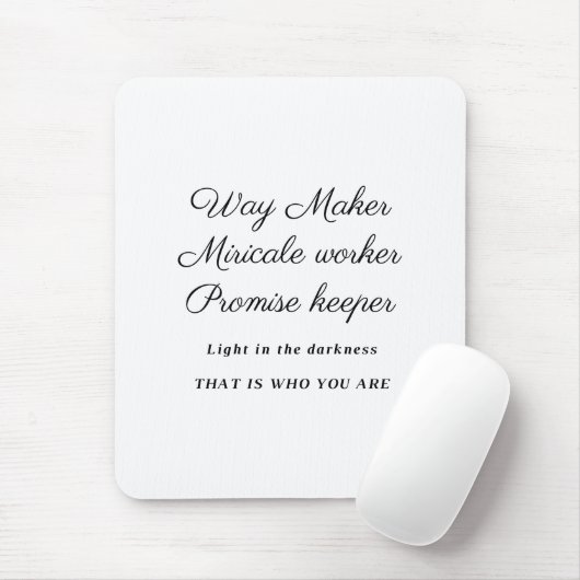 Way Maker Mousepad Muismat (Met muis)