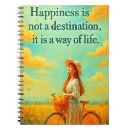 "Way of Life" – Inspirerend geluksquote Notitieboek