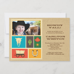 Way of the West Photo Invitation Kaart