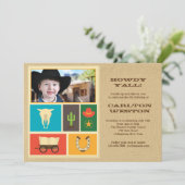 Way of the West Photo Invitation Kaart (Staand voorkant)