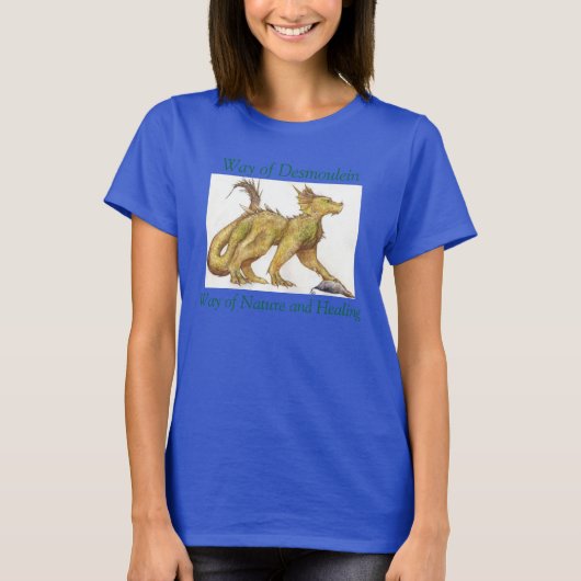 Way Walkers T-Shirt — "Way of the Healer-drake" (Voorkant)