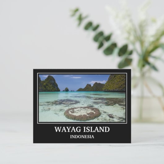 Wayag Island Briefkaart (Staand voorkant)