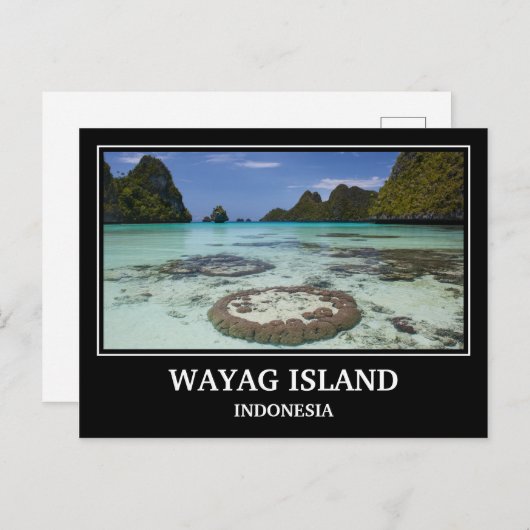 Wayag Island Briefkaart (Voorkant / Achterkant)