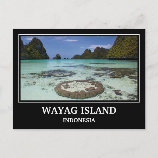 Wayag Island Briefkaart (Voorkant)