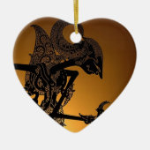 Wayang Keramisch Ornament (Voorkant)