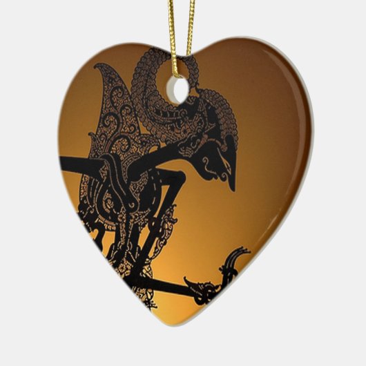 Wayang Keramisch Ornament (Links)