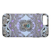 Wayde Hill Chic Victoriaans Monogram Case-Mate iPhone Case (Achterkant (Horizontaal))