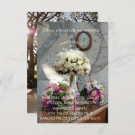 WAYFARERS HOOFDSTUK AFDENDE INVITATIE RSVP KAARTJE (Voorkant / Achterkant)