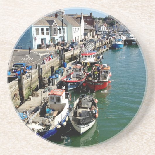 Waygood Weymouth! Zandsteen Onderzetter (Voorkant)