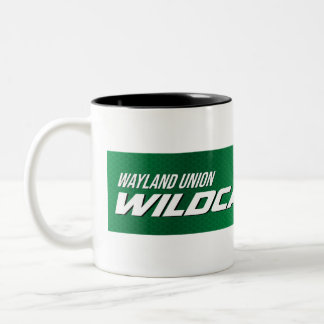 Wayland Union Wildcats #2 Tweekleurige Koffiemok