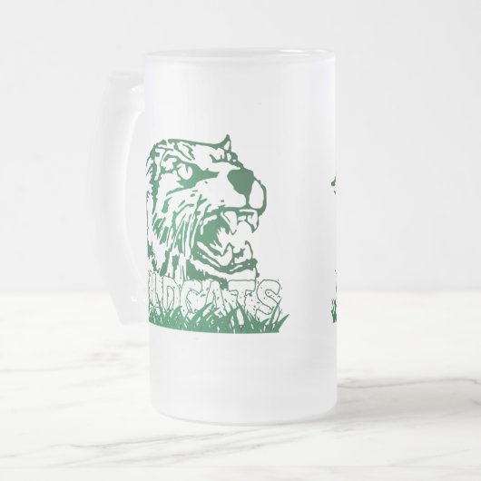 Wayland Union Wildcats #4 Matglas Bierpul (Voorkant links)