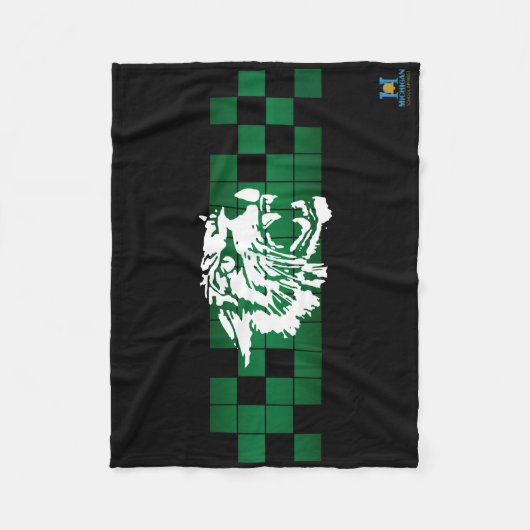 Wayland Union Wildcats #5 Fleece Deken (Voorkant)