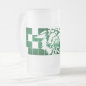 Wayland Union Wildcats #5 Matglas Bierpul (Voorkant links)