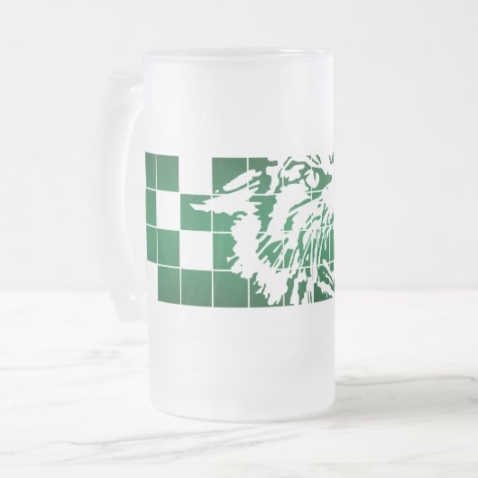 Wayland Union Wildcats #5 Matglas Bierpul (Voorkant links)