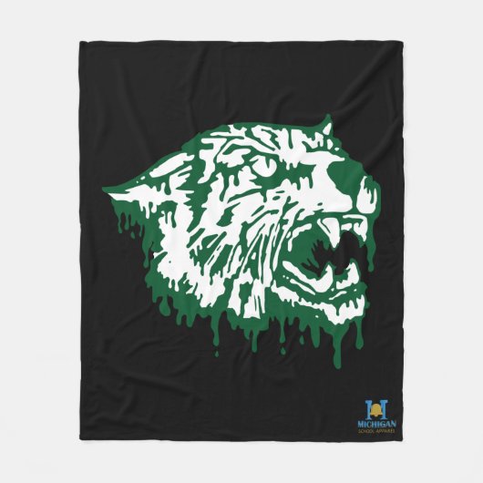 Wayland Union Wildcats #6 Fleece Deken (Voorkant)