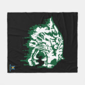 Wayland Union Wildcats #6 Fleece Deken (Voorkant (Horizontaal))