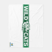 Wayland Union Wildcats #8 Fleece Deken (Voorkant)