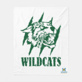Wayland Union Wildcats #9 Fleece Deken (Voorkant)