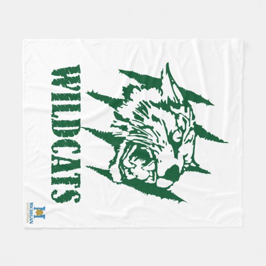 Wayland Union Wildcats #9 Fleece Deken