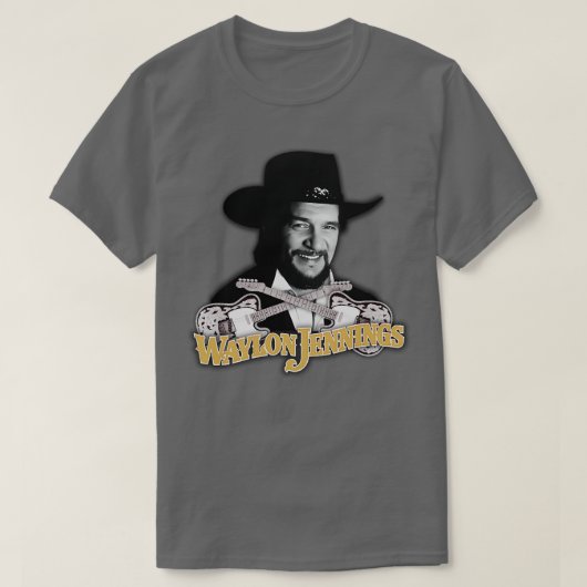 Waylon Jennings Ramblin Man 2 T-shirt (Design voorkant)