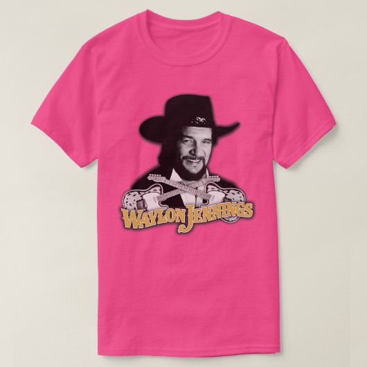 Waylon Jennings Ramblin Man 2 T-shirt (Design voorkant)