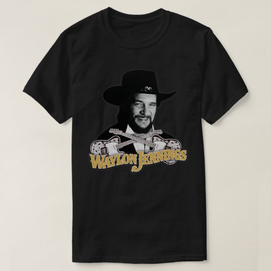 Waylon Jennings Ramblin Man T-shirt (Design voorkant)