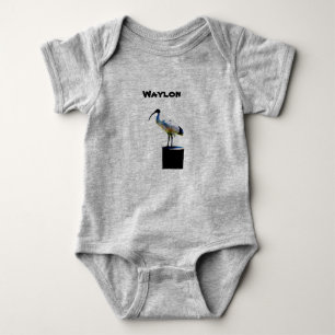 Waylon Naam Met Vuilnisbak Kip, Baby Body Romper