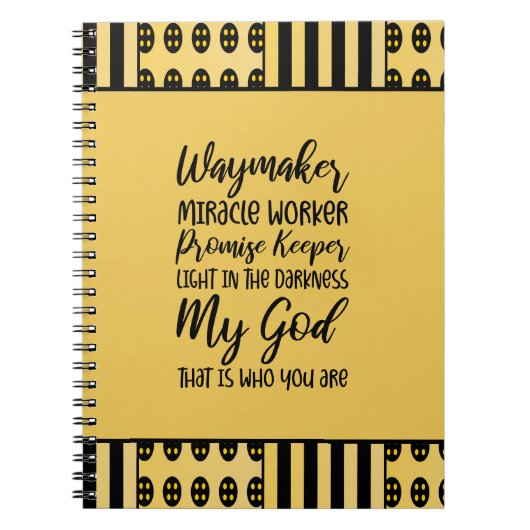 Waymaker Christelijk Notitieboek (Voorkant)