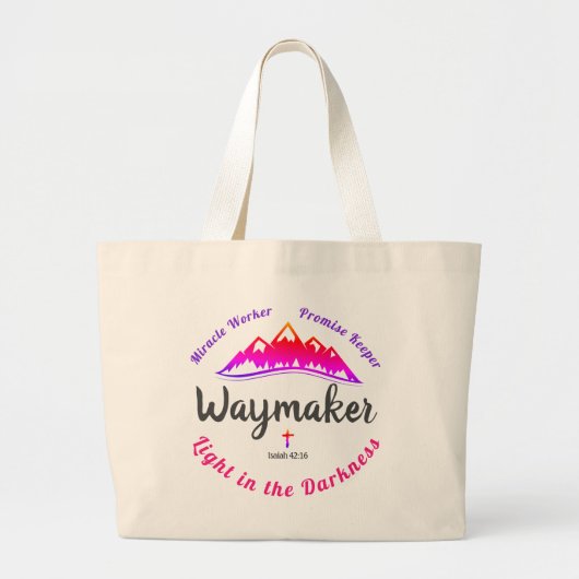 WayMaker Grote Canvas tas (Voorkant)