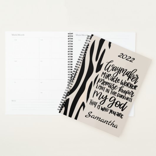 Waymaker Inspirerend Motivatie Dierenafdrukken Planner (Display)