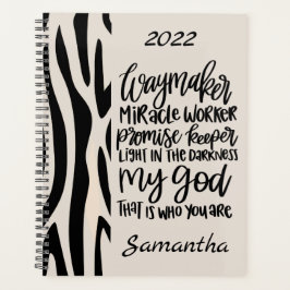 Waymaker Inspirerend Motivatie Dierenafdrukken Planner