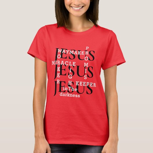 Waymaker Jesus T-shirt (Voorkant)