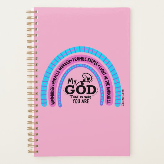 Waymaker Miracle Worker My God That Is Who You Are Planner (Voorkant)
