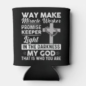 Waymaker Miracle Worker Promise Keeper Light Jesus Blikjeskoeler (Achterkant)